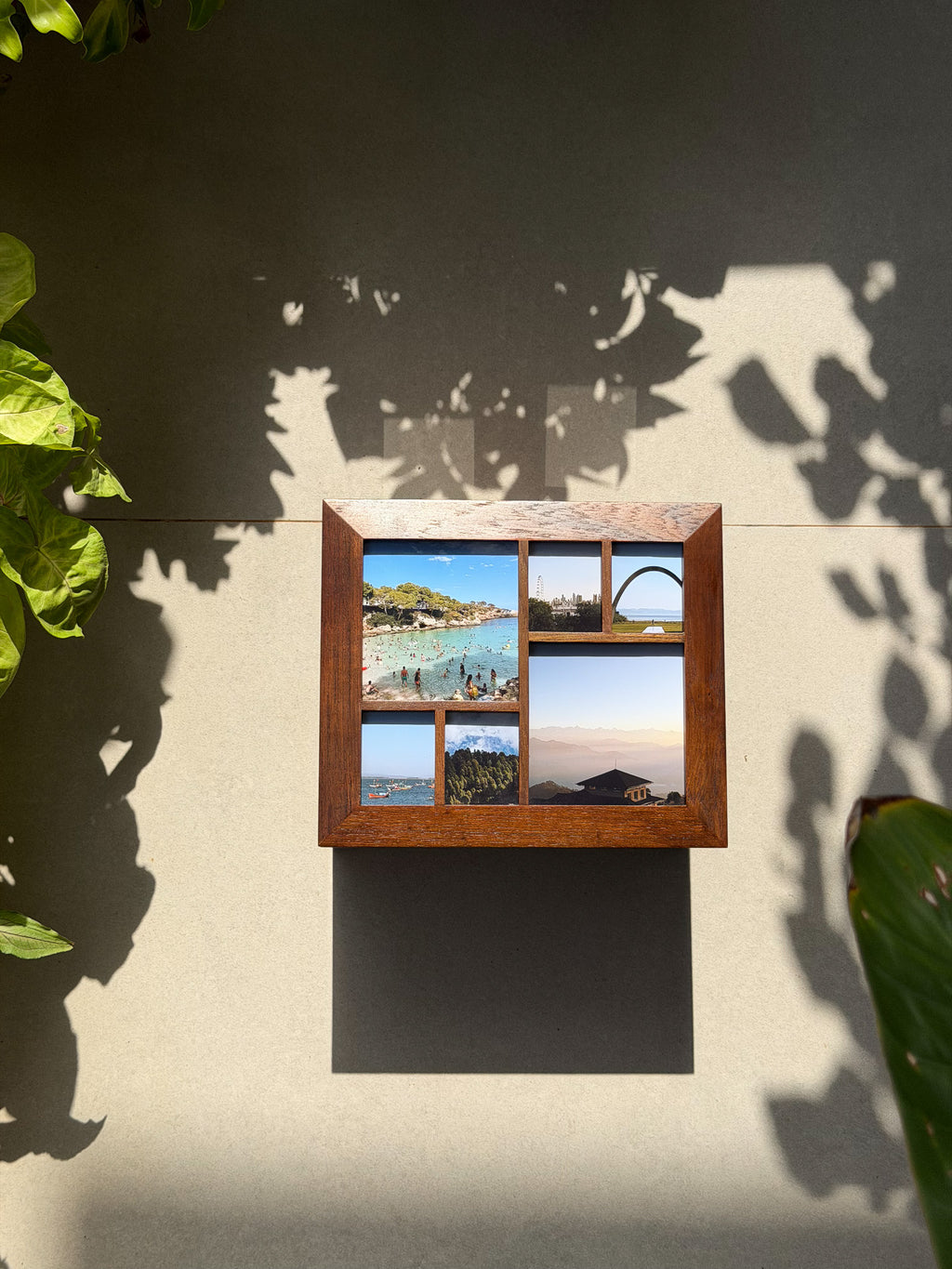 Teakwood Memory Box: Collage