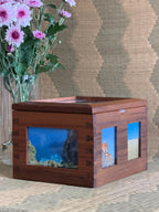 Teakwood Memory Box: Collage