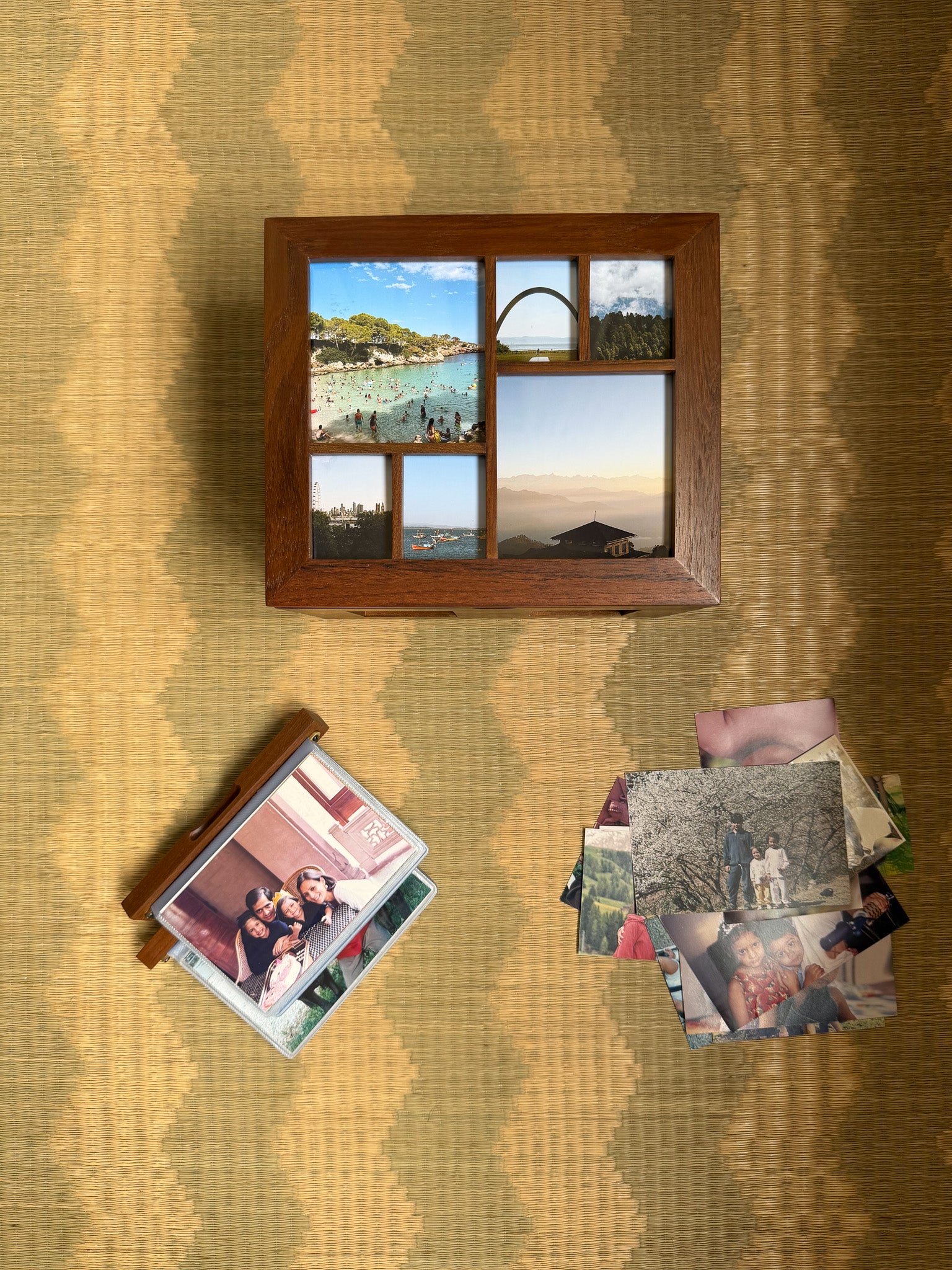 Teakwood Memory Box: Collage