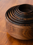 Wooden Nesting Bowls - Set of 9