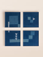Indigo Study: Set of 4 (B)