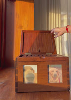 Teakwood Memory Box: Collage