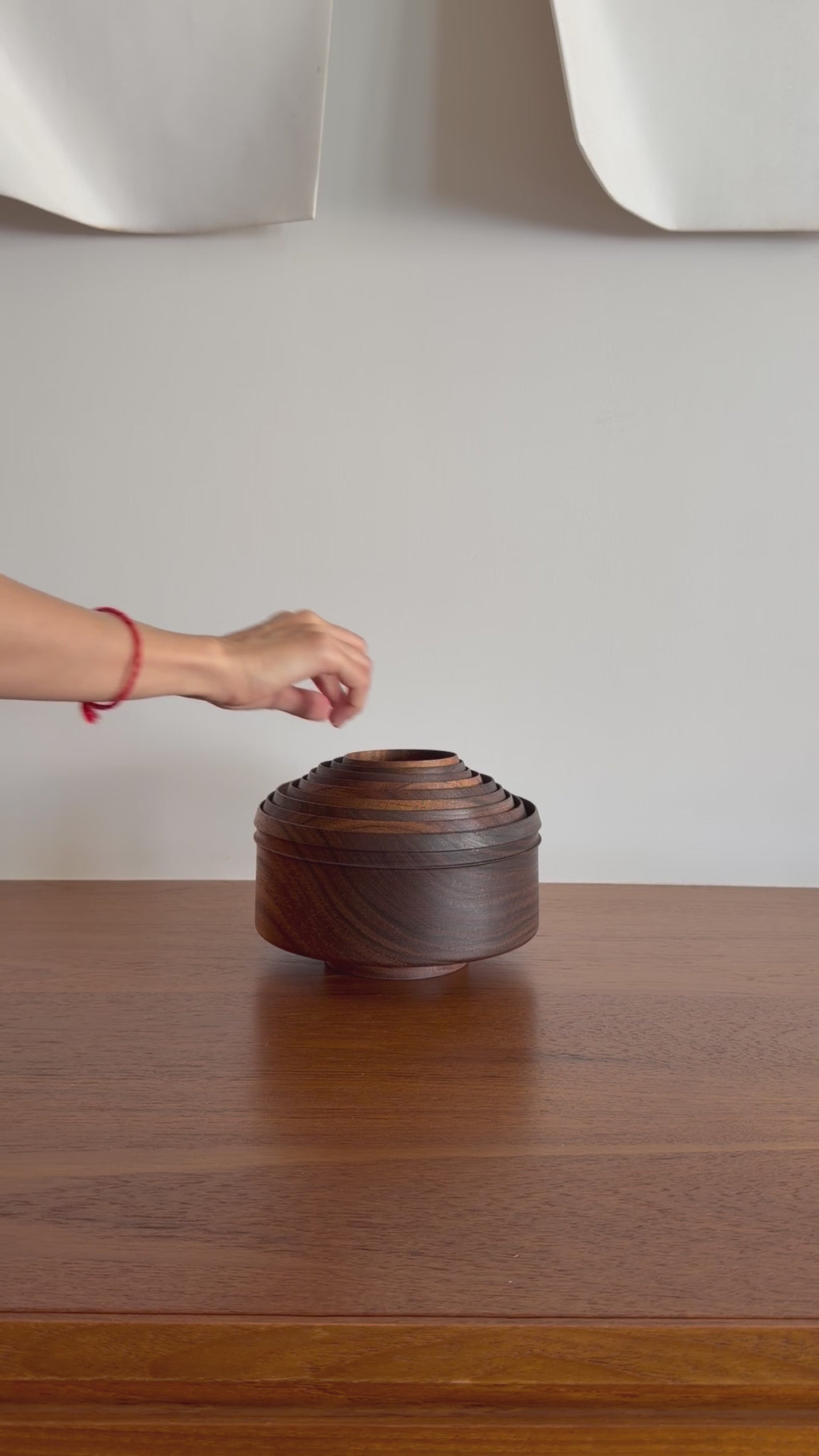 Wooden Nesting Bowls - Set of 9